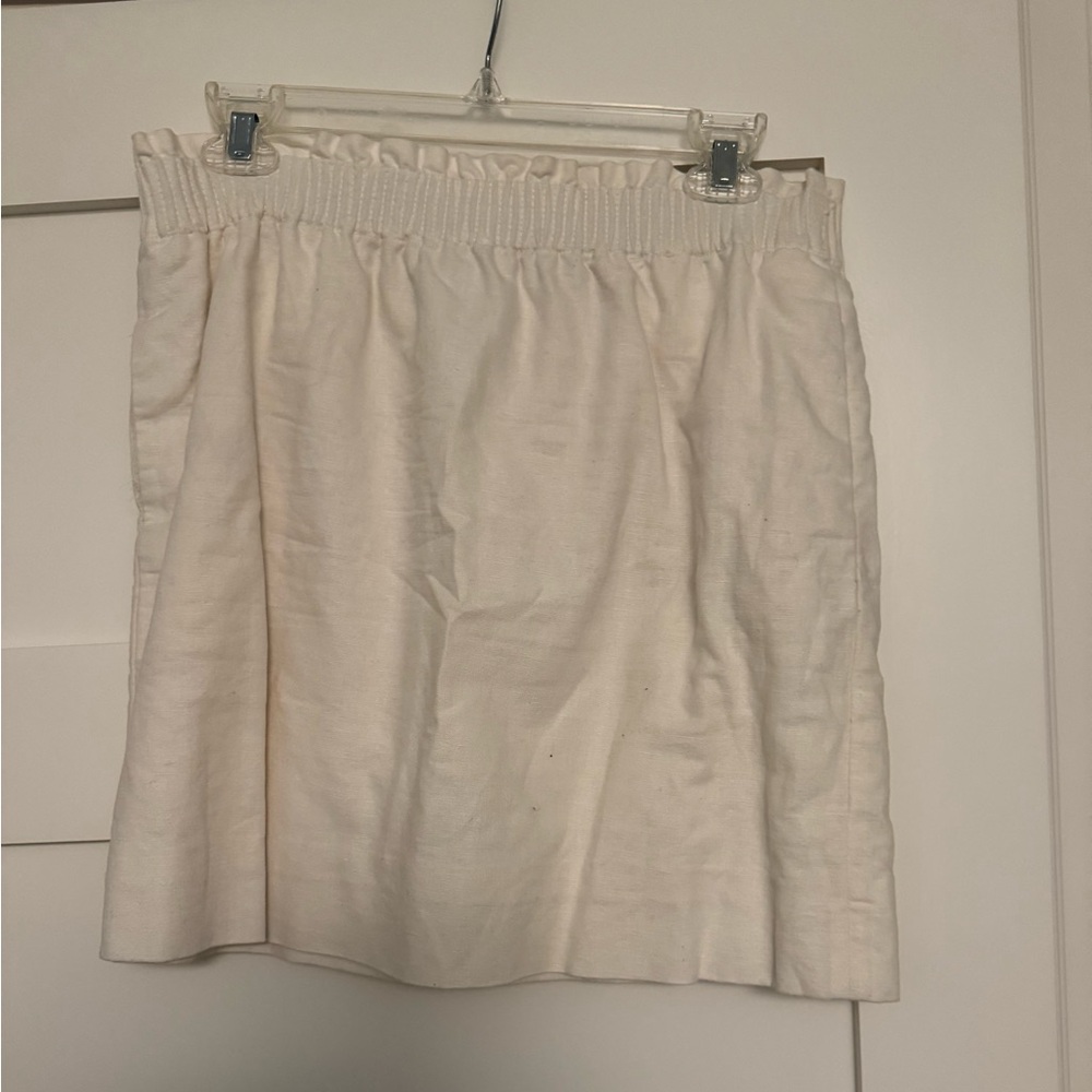 JCrew size 6 Cream Skirt